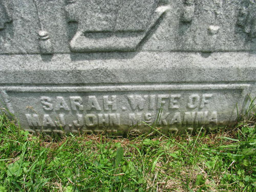 Sarah McKanna tombstone